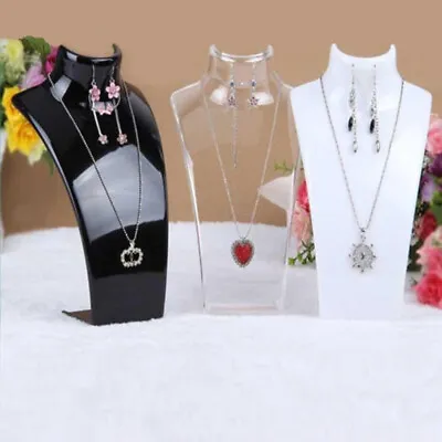 £8.69 • Buy 2X 210MM Necklace Stand Jewellery Retail Shop Tall Display Stand Bust Holder