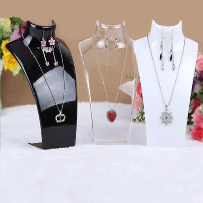 £6.29 • Buy 2X 210MM Necklace Stand Jewellery Retail Shop Tall Display Stand Bust Holder