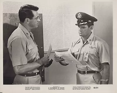 Rock Hudson + Rod Taylor In A Gathering Of Eagles (1963) ❤ Vintage Photo K 405 • $19.99