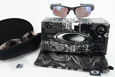 Oakley Sunglasses Fast Jacket XL 9156 06 71-09 Black Plaid G30 Vr50 HD Polar • $573.32