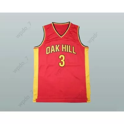 Custom BRANDON JENNINGS OAK HILL ACADEMY 3 BASKETBALL JERSEY All Stitched S-6XL • $19.99