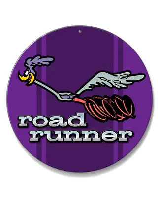 1969 - 1974 Plymouth Road Runner Emblem Novelty Round Aluminum Sign - Aluminum - • $25.90