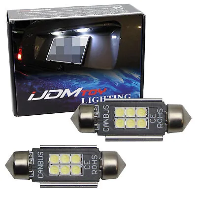 Canbus Error Free 6418 C5W LED Bulbs For Audi BMW Mercedes License Plate Lights • $12.59