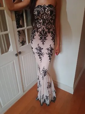 Quiz Sequin Fishtail Prom/Bridesmaids Dress Size 6  • £40