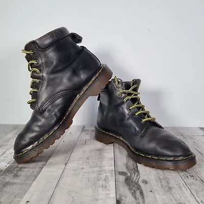 Dr. Martens Vintage 6-Eye Ankle Chuka Boot Greasy Leather  UK6 Made In England • £39.99