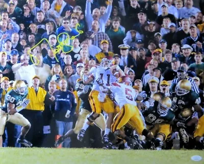 Matt Leinart Autographed 16X20 Photo USC Trojan Bush Push Rose Bowl Yellow JSA • $79.99