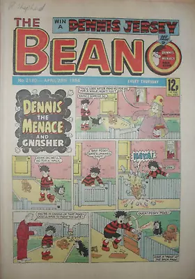 MENS 40th BIRTHDAY GIFT - (BEANO COMIC) - 28th APRIL 1984  (BROTHER HUSBAND SON) • £3.99