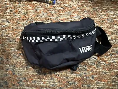 Vans Burma II Fanny Pack Black Microcheck • $19.99