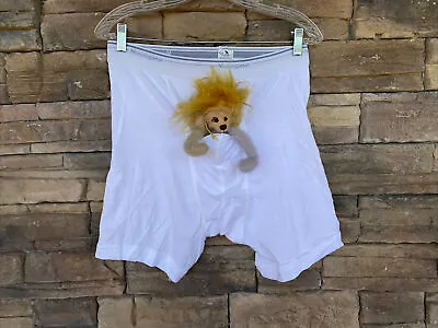 MunsingWear Kangaroo M Pouch Mid Leg White Vintage Underwear Men Cotton Brief • $29.90