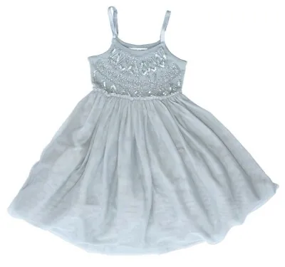 Mimi & Maggie Silver Frost Ballet Dress Size 7/8 NWT Wedding Dance Pageant  • $64.99