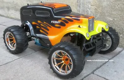 $225.73 • Buy RC Nitro Gas Monster Truck HSP 1/10 Car 4WD  RTR 88046