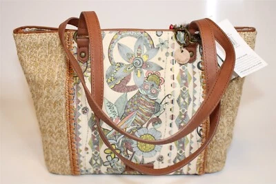 Sakroots By The Sak Meadow NEW Spirit Desert Colorblock Textile Tote 107667 $78 • $24.84