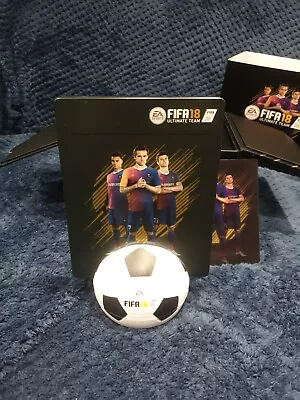 FIFA18 Ultimate Team Steelbook Case & Stand EA Sports 3D Magnetic Lenticular NEW • £14.99