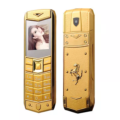 Luxury A8 Mobile Phone Dual SIM 1.5 Inch Mini Metal Dody Phone Multi Language • $37.04