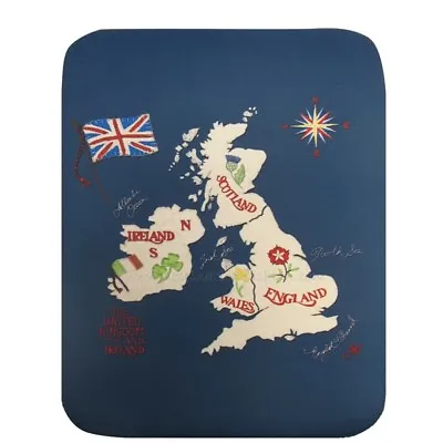 Jan Constantine Map Padded IPad Case Cover Great Britain And Ireland RRP £9.99 • £7.99