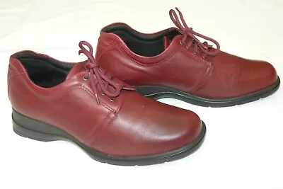 Country Jack Burgundy Leather Lace Up Shoes Size UK 6.5 /40  • £22.99