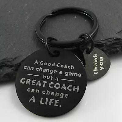 Sports Coach Thank You Great Coach Keychain Keepsake End Of Season Sports Gift • $14.95