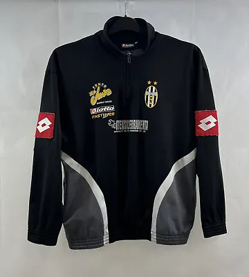 Juventus Track Football Jacket 2002/03 Adults Small Lotto C903 • £79.99