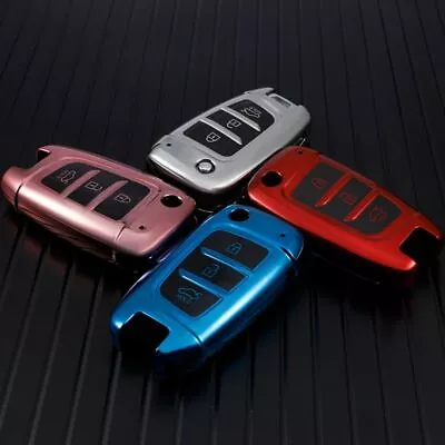 Car Key Cover For Hyundai/Tucson/Kona/Azera/Solaris 2/Elantra I30 I35 I40 • $13.84