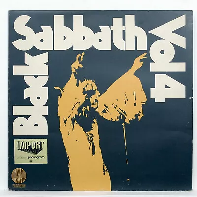 BLACK SABBATH Vol 4 ⸺ 1972 Stereo UK 1st Press ⸺ Vertigo Swirl LP NM 🎵listen!🎵 • $460