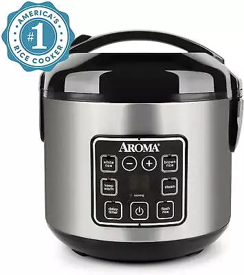8-Cup (Cooked) Rice & Grain Cooker Steamer New Bonded Granited Coating • $28.48