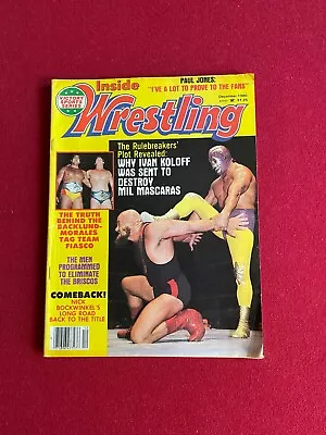 1980 MIL MASCARAS  Inside Wrestling  Magazine (No Label) Vintage • $30