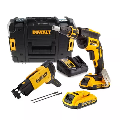 DeWalt DCF620D2K 18V Brushless Collated Drywall Screwdriver With 2x 2.0Ah Batter • £253.10