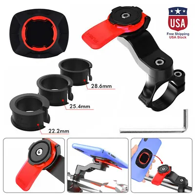 For Quad-Lock Out Front Bike Twist Mountain Cradle Cycling Phone Holder Device • $11.45