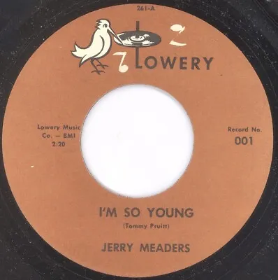 JERRY MEADERS “I’m So Young” LOWREY • $24.87