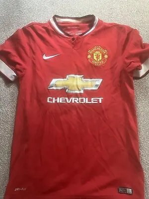 Robin Van Persie Man Utd 2014/2015 Shirt/Jersey - Men’s Size Small - Genuine • £50