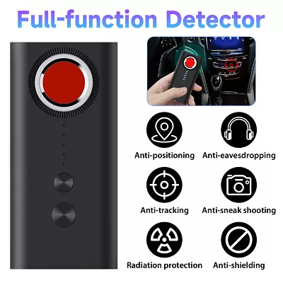 Anti Spy Hidden Camera Lens Bug Detector GSM Signal Finder RF Tracker Audio US++ • $15.41