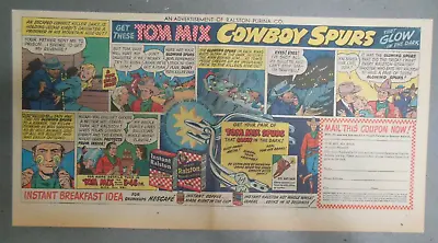 $20 • Buy Ralston Cereal Ad: Tom Mix  Cowboy Spurs  Premium From 1947 Size 7.5 X 15 Inches