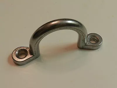 Trailer 2  Solid Brushed Aluminum Rope Tie Horse Cargo RV Boat D-Ring Loop  • $6.99