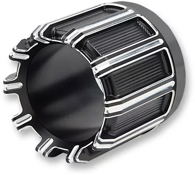 Arlen Ness BLACK 10-Gauge Exhaust Tip For 4.5  Round Vance & Hines Mufflers ONLY • $142.45