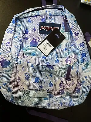 Jansport Superbreak Backpack Lightweight School Bag Pine Grove New With Tag • $25