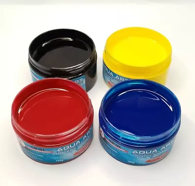 £54 • Buy Screen Printing Ink Halftone CMYK Process Colour SET - Paper & Board  - Aqua Art