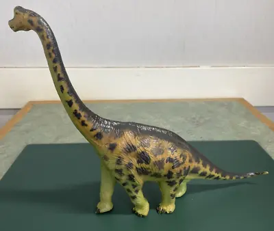 AB923 RARE Invicta Brachiosaurus Dinosaur Model Toy 1984 FACTORY PAINTED - VGC • £26