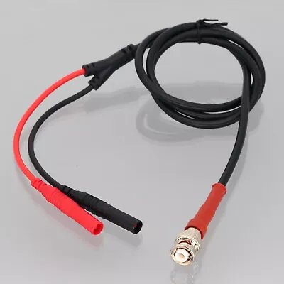 Miniature High Voltage​ MHV Male To 4mm Safety Banana Plug RG58 Y Cable 2~6FT • $17.40