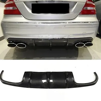 For 2004-2007 Mercedes Benz W209 CLK320 CLK63 AMG Rear Bumper Diffuser BLK 1PC • $288.66