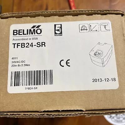 Belimo TFB24-SR  24VAC/DC Spring Return Actuator • $80