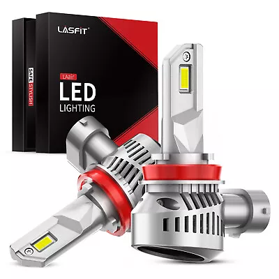 Lasfit H11 H16 H8 LED Bulbs Fog Lights Super Bright Conversion Kit LAair Series • $79.99