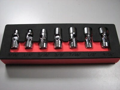 $44.95 • Buy 7 Pc 1/4  Drive Flex Socket Set- Aircraft  , Aviation Tools