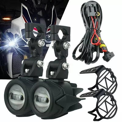 Motorcycle 40W LED Fog Lights Auxiliary Lamp Left Right For R1200GS F800GS K1600 • $56.95