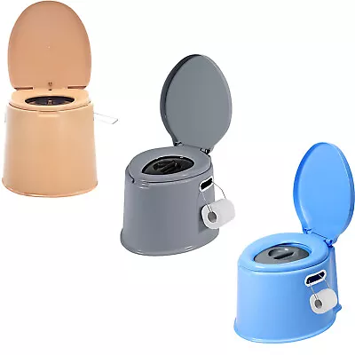 6l Portable Camping Toilet Compact Potty Loo Caravan Picnic Fishing Festivals • £17.45