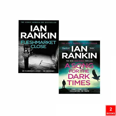 £14.99 • Buy Ian Rankin Inspector Rebus Novels 2 Books Collection Set Fleshmarket Close NEW