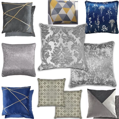 £4.95 • Buy NEW Luxury Cushion Covers Plush Sofa Bed Chair 17 X17  18  22 X22  Cushion Cover
