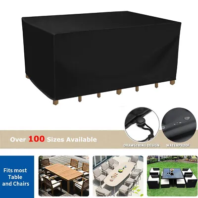 £14.11 • Buy Table Chair Sofa Cover Garden Furniture Waterproof Patio Rattan Cube Set Outdoor