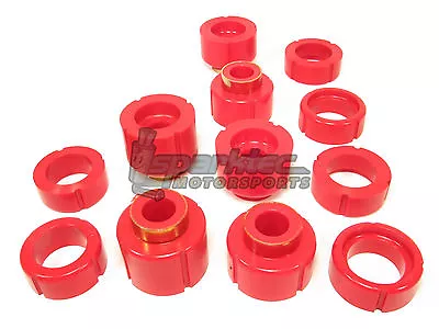 Prothane Body Mount Bushings Kit 88-98 Chevy/GMC Pickup 2/4WD Standard Cab Red • $101.34