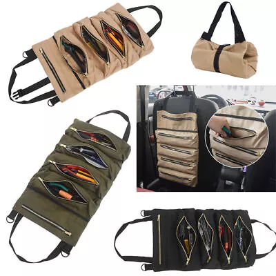 $13.59 • Buy Roll Tool Roll Multi-Purpose Tool Roll Up Bag Wrench Roll Pouch Hanging Carrier