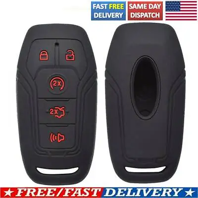 Silicone Key Case For Ford F-150 LINCOLN MKC MKX MKZ Remote Fob Shell Cover • $8.99